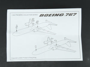 1:400 Dragon Wings Premiere 55436 Die-Cast United Airlines B767-322 Airliner