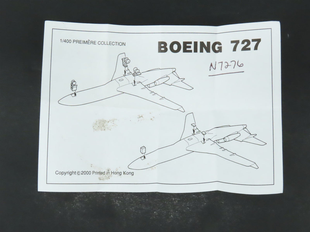 1:400 JETX Millennium Series JX034 Die-Cast Braniff B727-100 Airliner