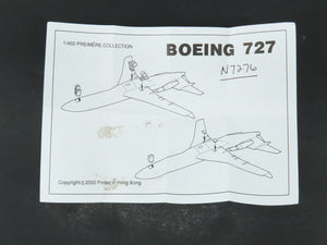 1:400 JETX Millennium Series JX034 Die-Cast Braniff B727-100 Airliner