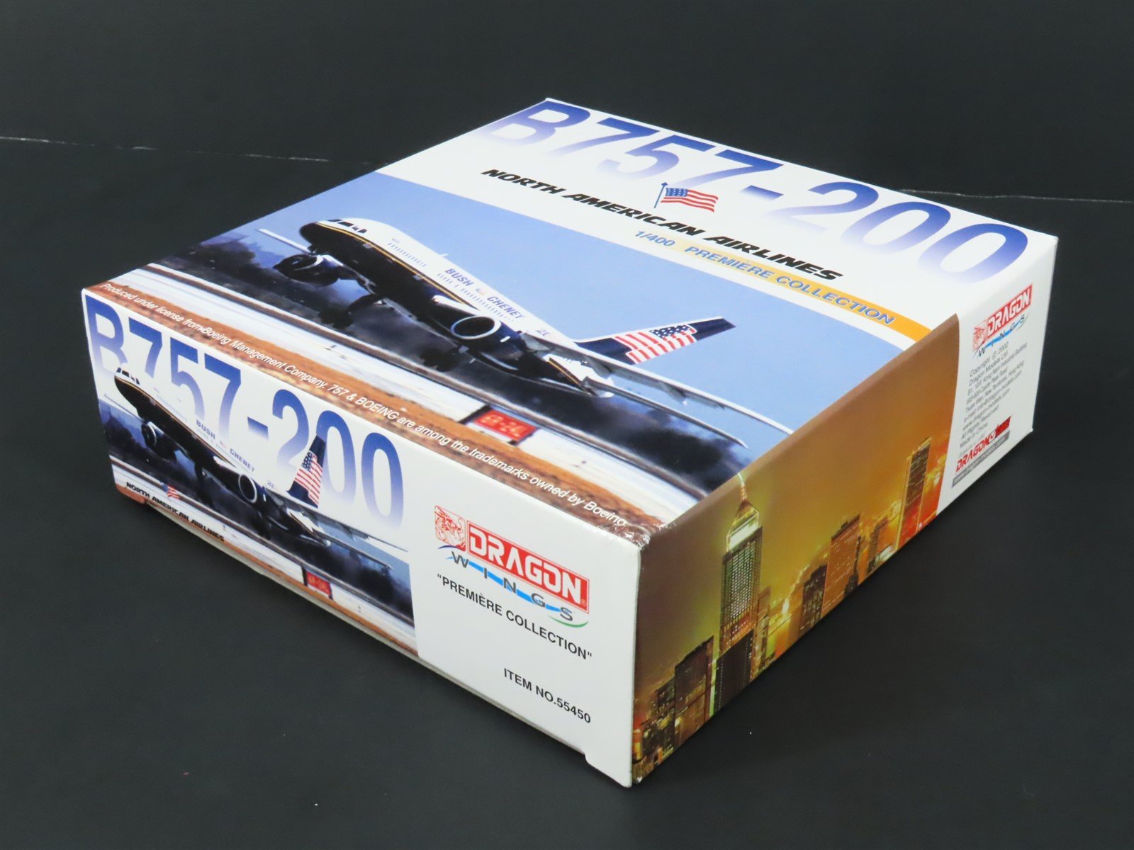1:400 Dragon Wings Premiere 55450 Die-Cast North American B757-200 Airliner