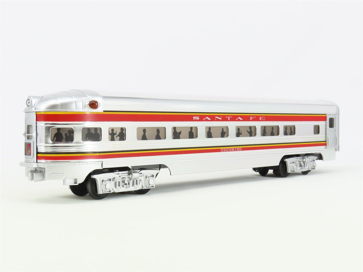 O Gauge 3-Rail MTH 20-6021 ATSF Santa Fe Aluminum Passenger 4-Car Set