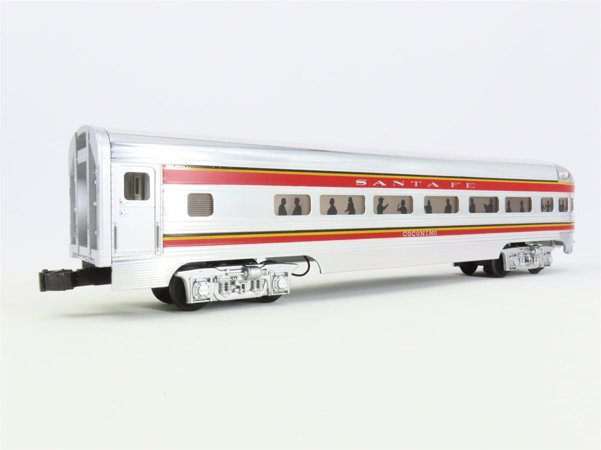 O Gauge 3-Rail MTH 20-6021 ATSF Santa Fe Aluminum Passenger 4-Car Set