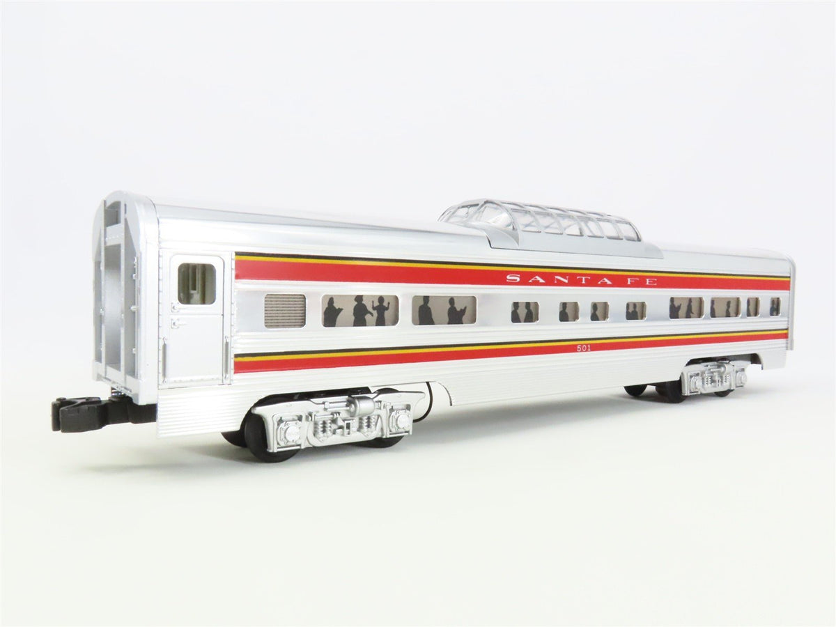 O Gauge 3-Rail MTH 20-6021 ATSF Santa Fe Aluminum Passenger 4-Car Set