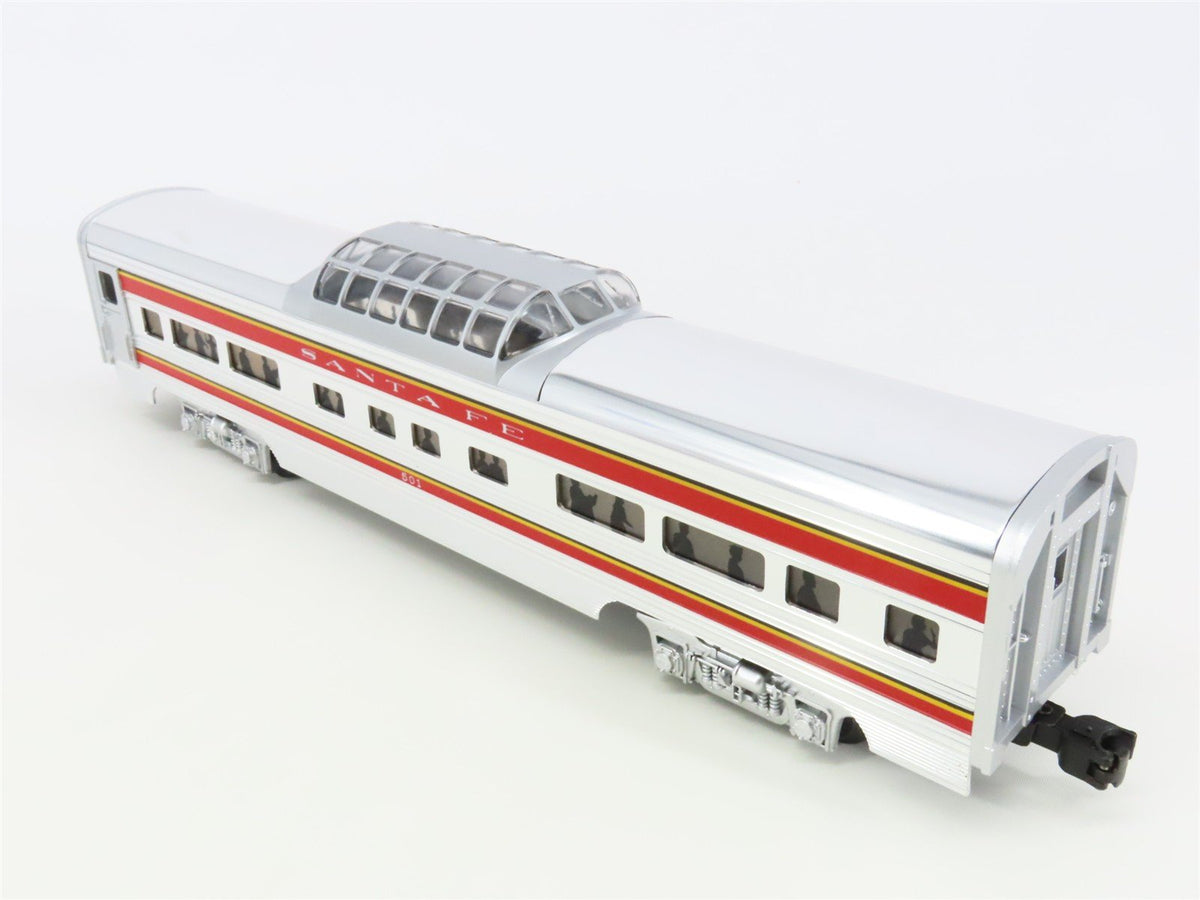 O Gauge 3-Rail MTH 20-6021 ATSF Santa Fe Aluminum Passenger 4-Car Set