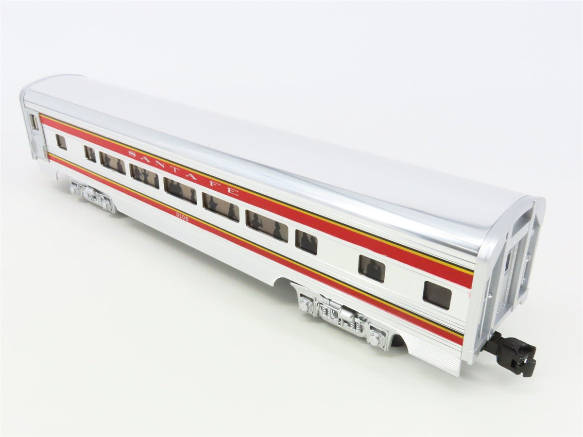 O Gauge 3-Rail MTH 20-6021 ATSF Santa Fe Aluminum Passenger 4-Car Set