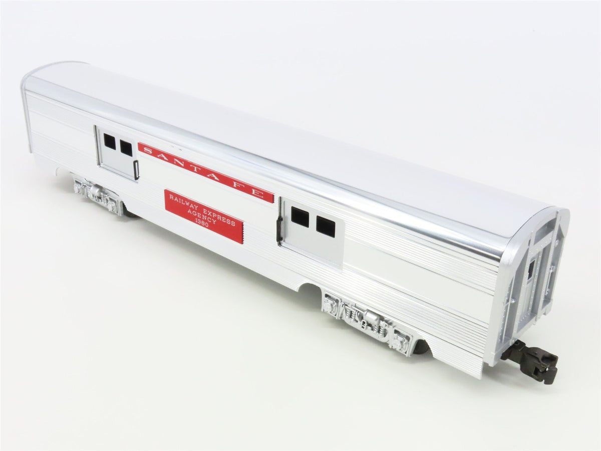 O Gauge 3-Rail MTH 20-6021 ATSF Santa Fe Aluminum Passenger 4-Car Set