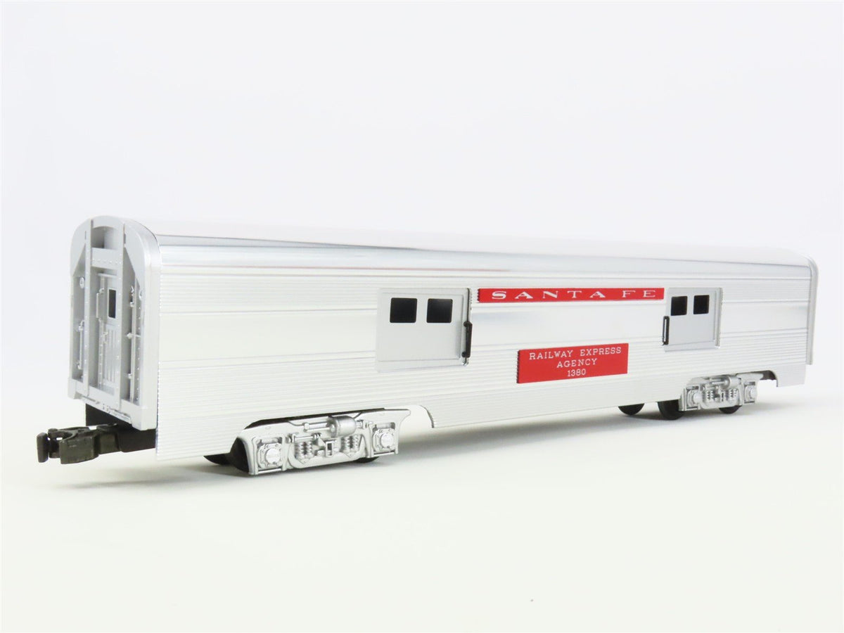 O Gauge 3-Rail MTH 20-6021 ATSF Santa Fe Aluminum Passenger 4-Car Set