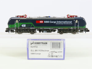 N Hobbytrain H2972 SBB Cargo Int'l ELL BR 193 Vectron Electric #209 - DCC Ready