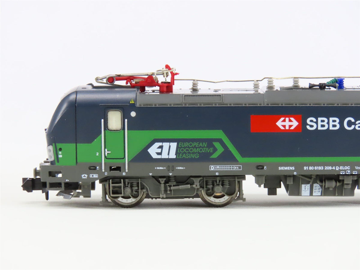 N Hobbytrain H2972 SBB Cargo Int&#39;l ELL BR 193 Vectron Electric #209 - DCC Ready