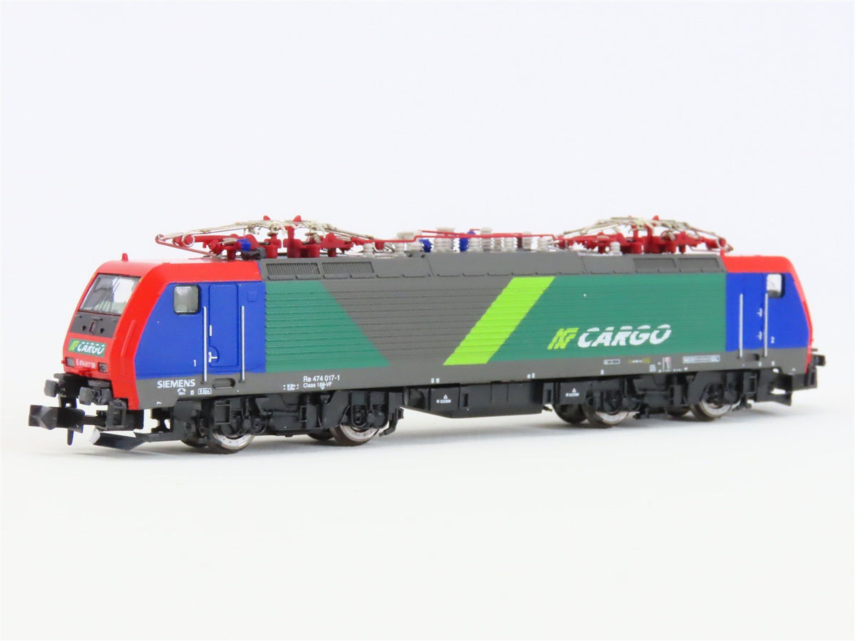 N Scale Hobbytrain H2906 NF Cargo Re474 Electric Locomotive #017-1 - DCC Ready