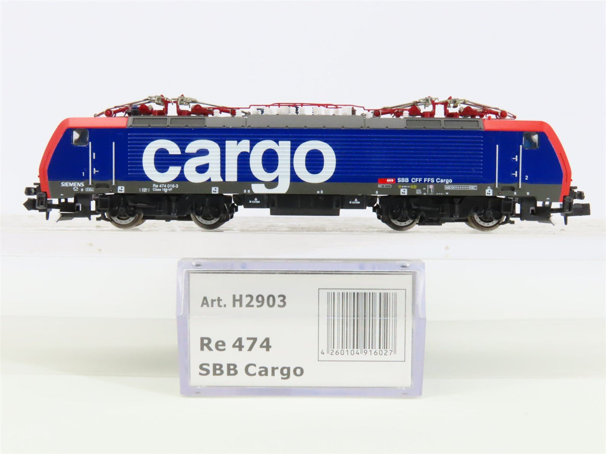 N Hobbytrain H2903 SBB CFF FFS Swiss Cargo Re474 Electric #016-3 - DCC Ready