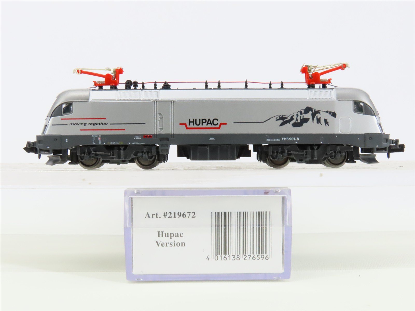 N Scale Conrad / Hobbytrain 219672 HUPAC BR 1116 Taurus Electric #901-8