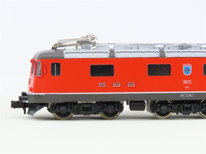 N Scale Hobbytrain / KATO 1107 SBB CFF FFS Swiss Federal Re6/6 Electric #11672