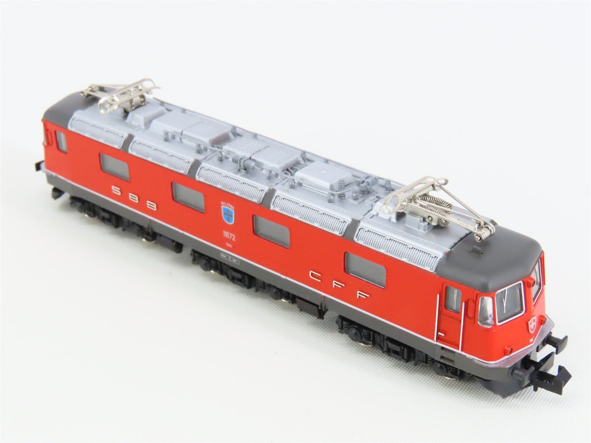 N Scale Hobbytrain / KATO 1107 SBB CFF FFS Swiss Federal Re6/6 Electric #11672