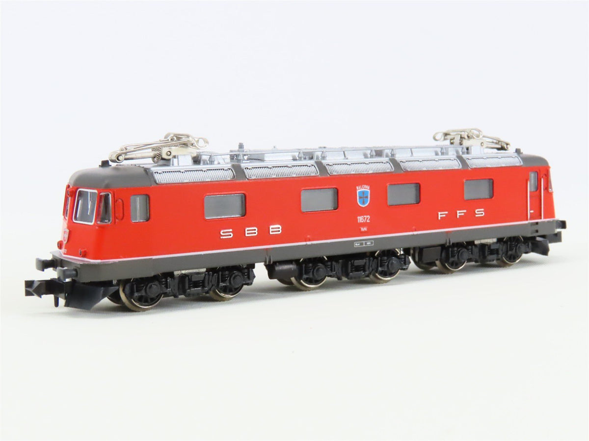 N Scale Hobbytrain / KATO 1107 SBB CFF FFS Swiss Federal Re6/6 Electric #11672