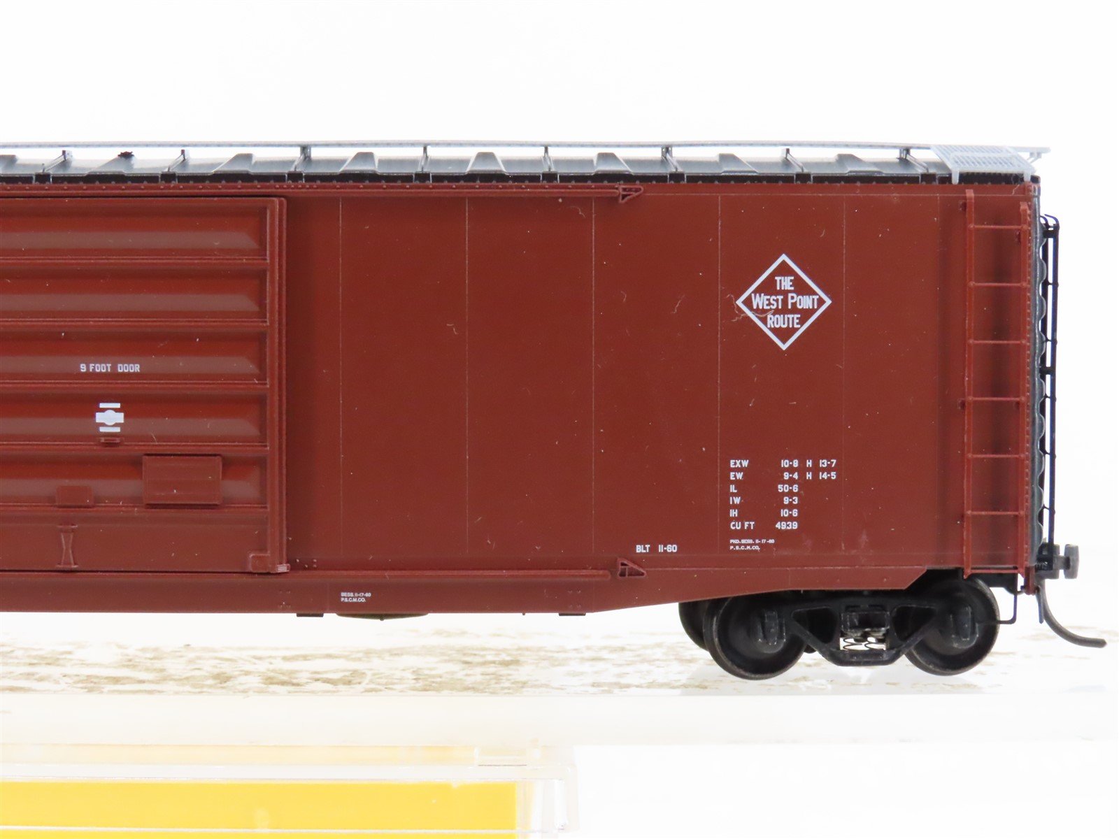HO Scale Kadee 6105 WofA Western Railway of Alabama 50' Box Car #5000