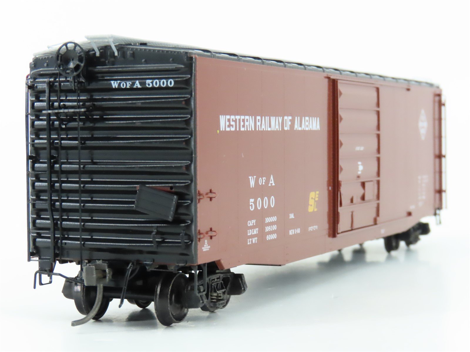 HO Scale Kadee 6105 WofA Western Railway of Alabama 50' Box Car #5000