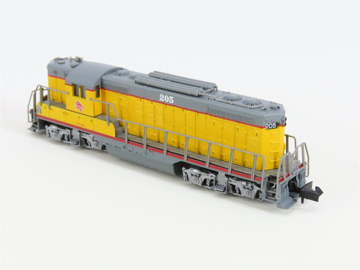 N Scale Atlas 48411 MILW MIlwaukee Road &quot;UP Paint&quot; EMD GP9TT Diesel #205