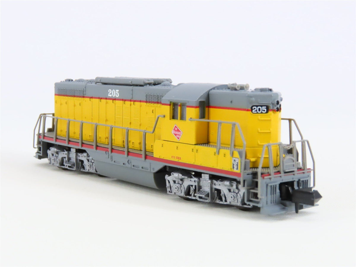 N Scale Atlas 48411 MILW MIlwaukee Road &quot;UP Paint&quot; EMD GP9TT Diesel #205