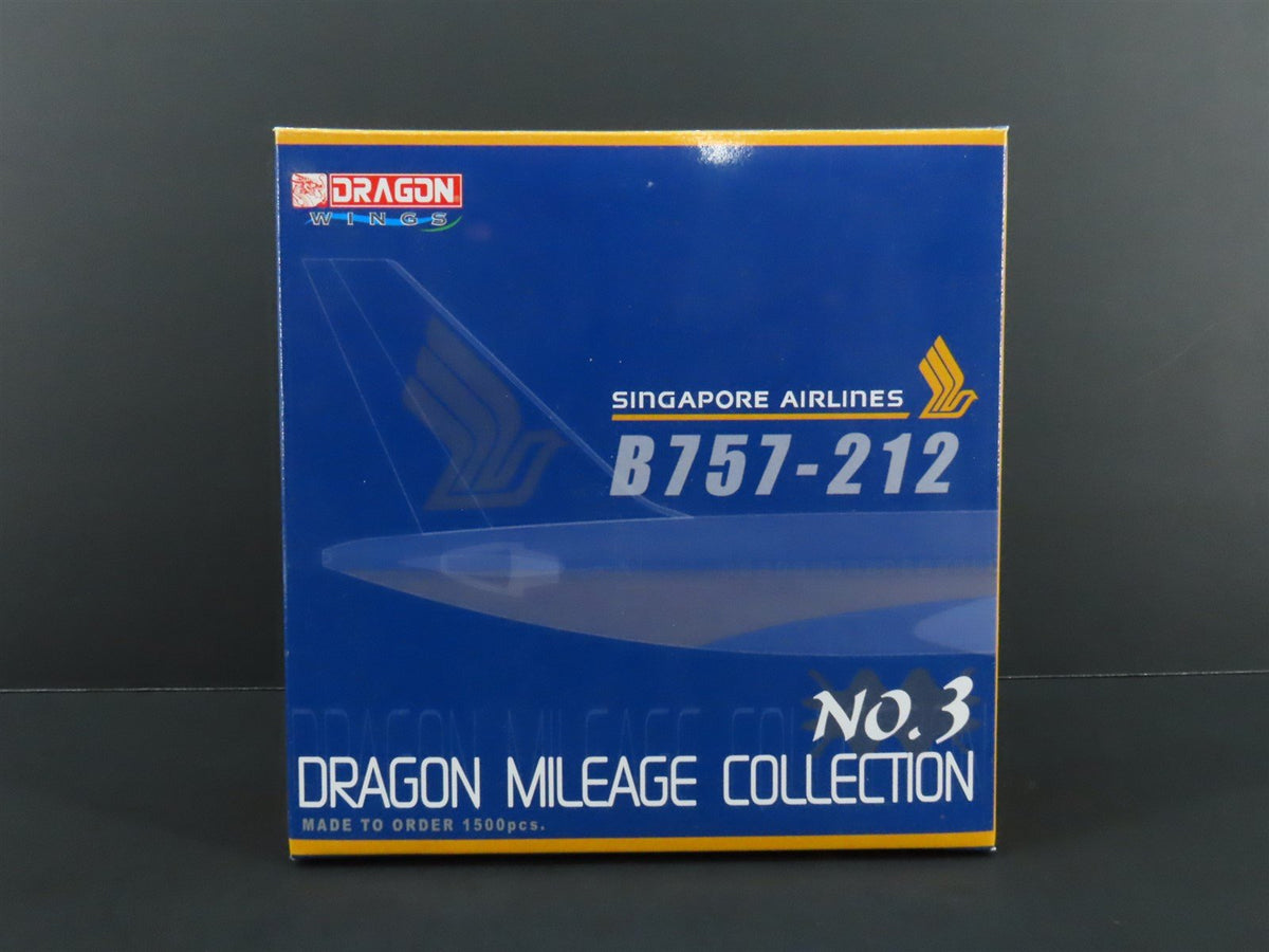 1:400 Dragon Wings 55398 Die-Cast Singapore Airlines Boeing 757-212 Airliner