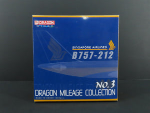 1:400 Dragon Wings 55398 Die-Cast Singapore Airlines Boeing 757-212 Airliner