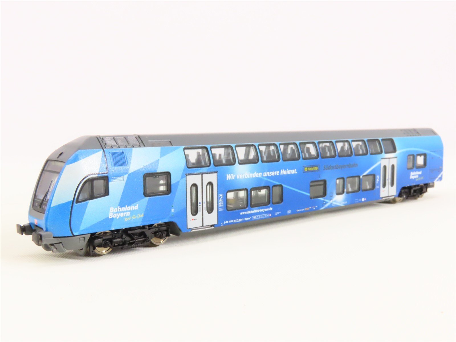 N Fleischmann 862085 DB Südostbayernbahn Bi-Level Passenger Control Car w/ DCC