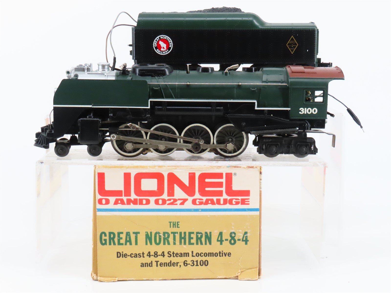 O Gauge 3-Rail Lionel 6-3100 GN Great Northern 4-8-4 Steam Locomotive #3100