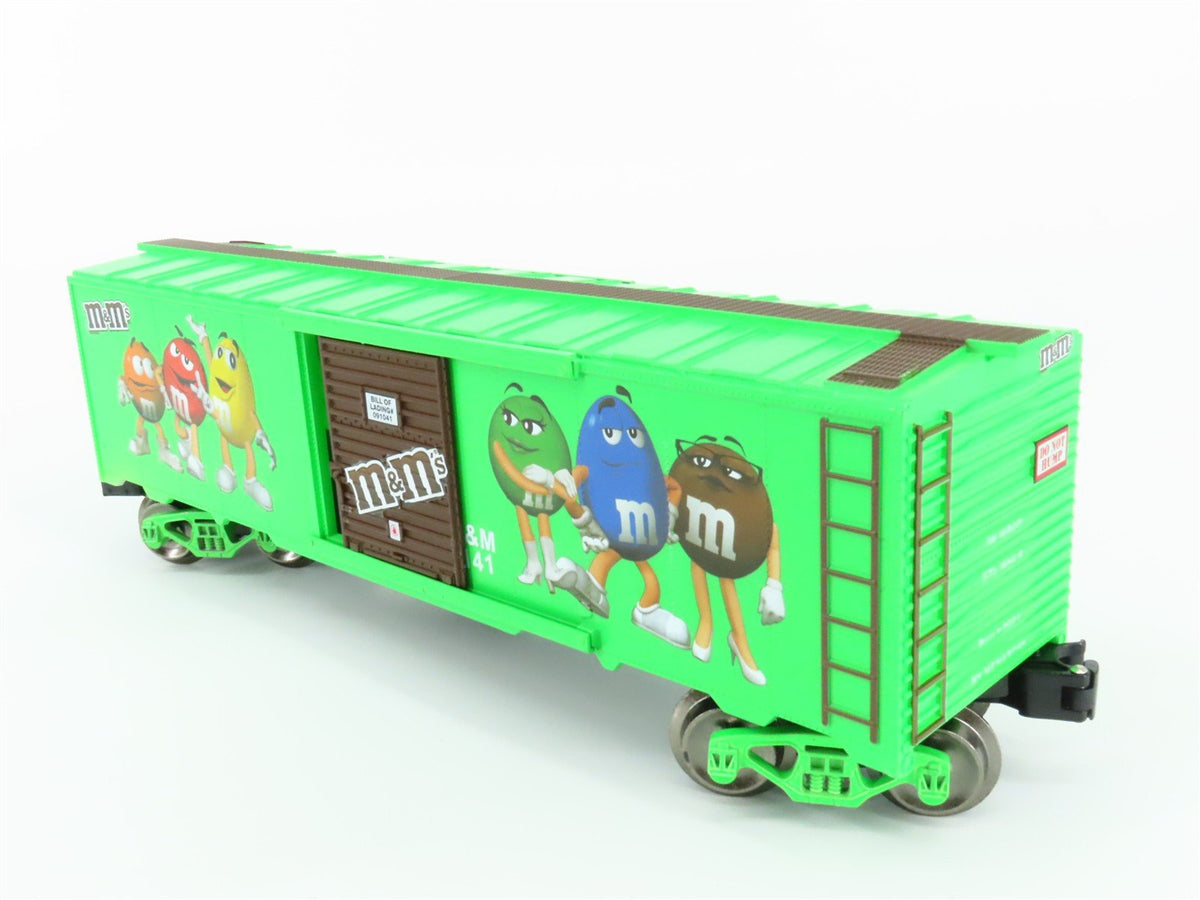O Gauge 3-Rail Menards Gold Line 279-8130 M&amp;M&#39;s Single Door Box Car #5141
