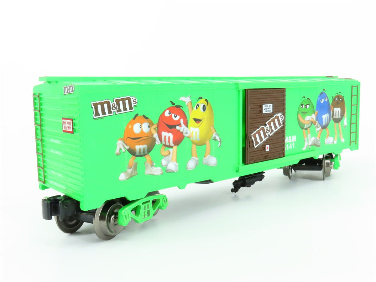 O Gauge 3-Rail Menards Gold Line 279-8130 M&amp;M&#39;s Single Door Box Car #5141