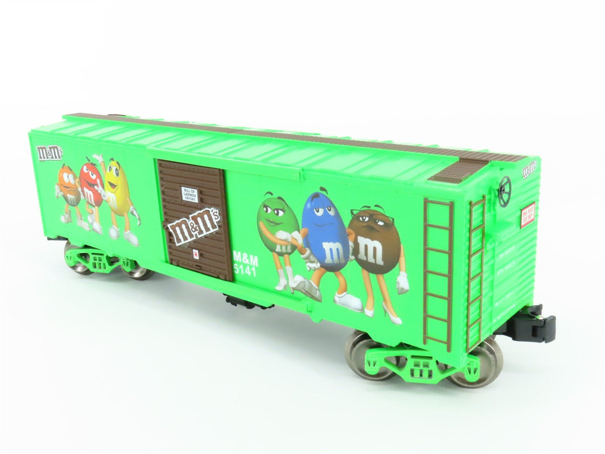 O Gauge 3-Rail Menards Gold Line 279-8130 M&amp;M&#39;s Single Door Box Car #5141