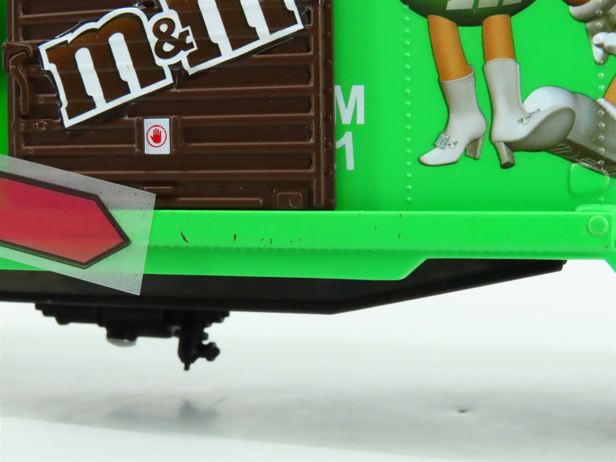 O Gauge 3-Rail Menards Gold Line 279-8130 M&amp;M&#39;s Single Door Box Car #5141