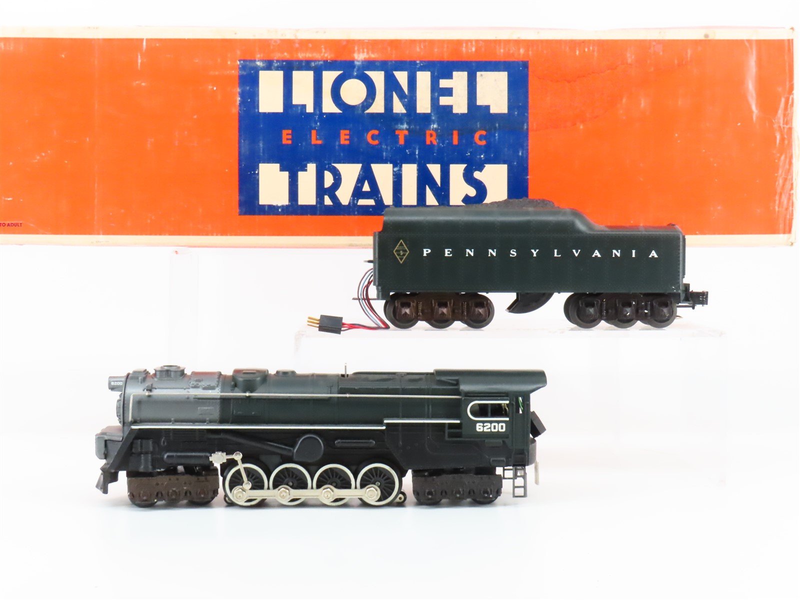 O Gauge 3-Rail Lionel 6-8404 PRR Pennsylvania 6-8-6 Steam Locomotive #6200