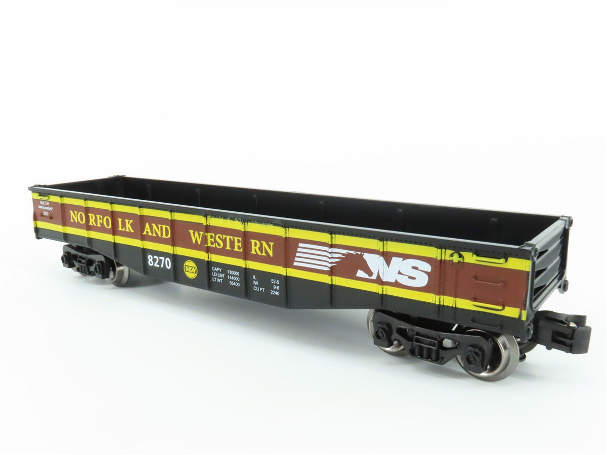 O Gauge 3-Rail Menards Gold Line 279-7028 NS N&amp;W Norfolk &amp; Western Gondola #8720