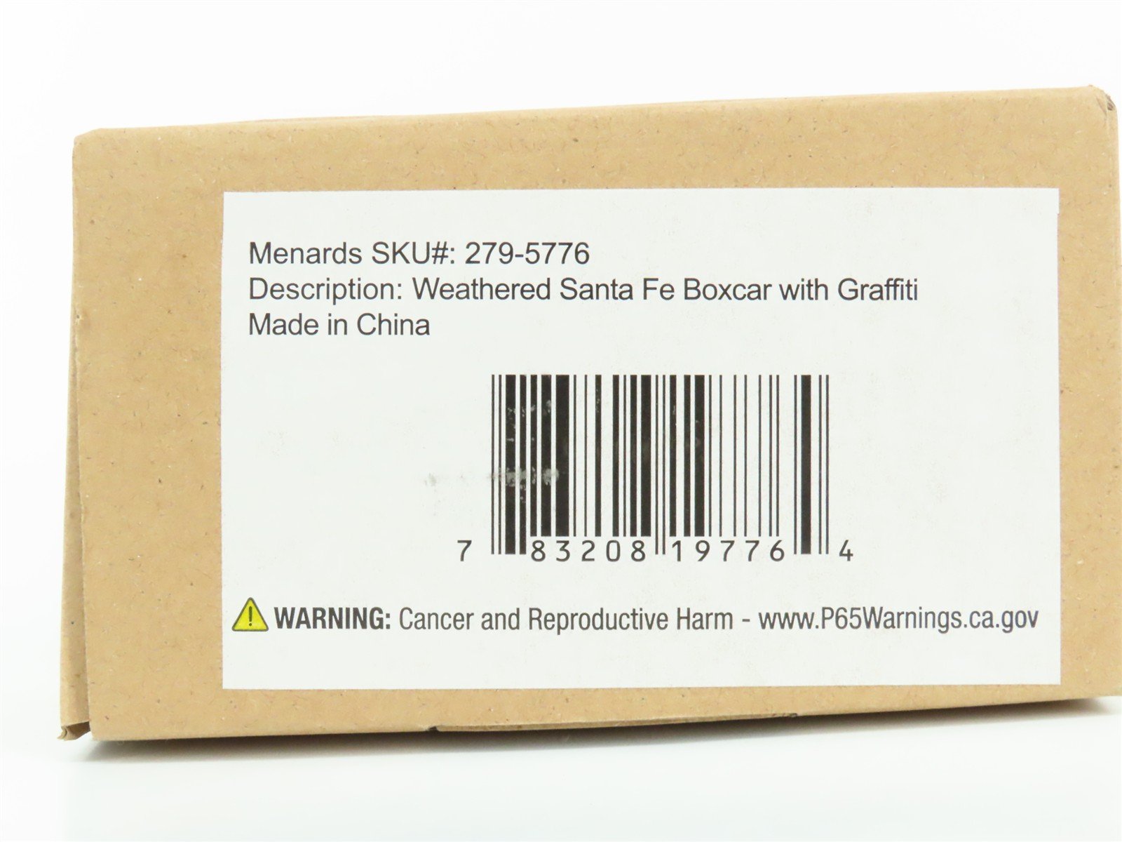 O Gauge 3-Rail Menards Gold Line 279-5776 ATSF Chief Box Car #5841 w/ Graffiti