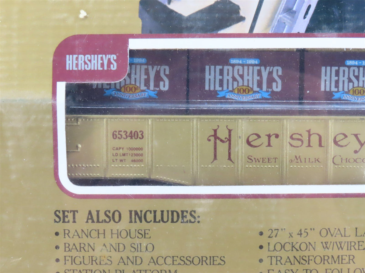 O27 Gauge 3-Rail K-Line K-1401 Hershey&#39;s 100th Anniversary Steam Set SEALED