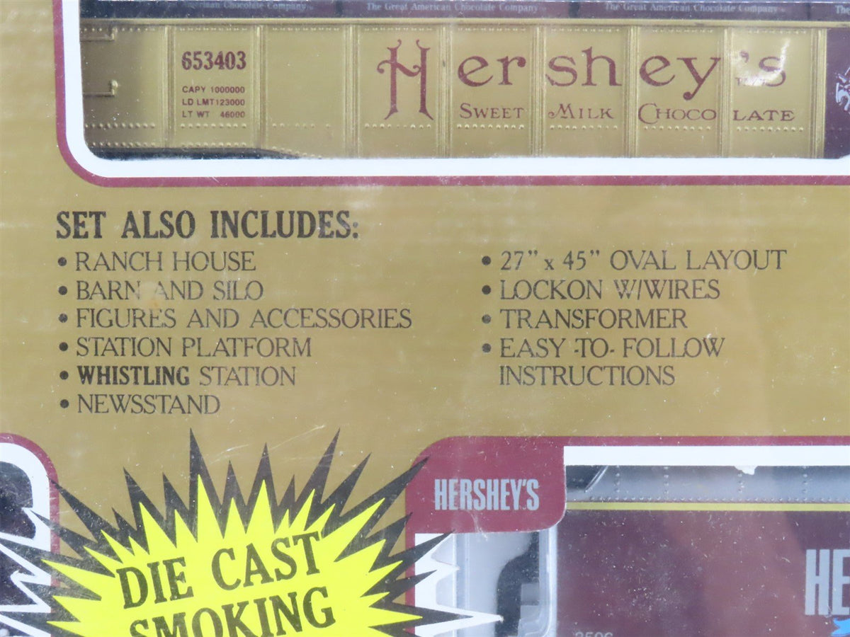 O27 Gauge 3-Rail K-Line K-1401 Hershey&#39;s 100th Anniversary Steam Set SEALED