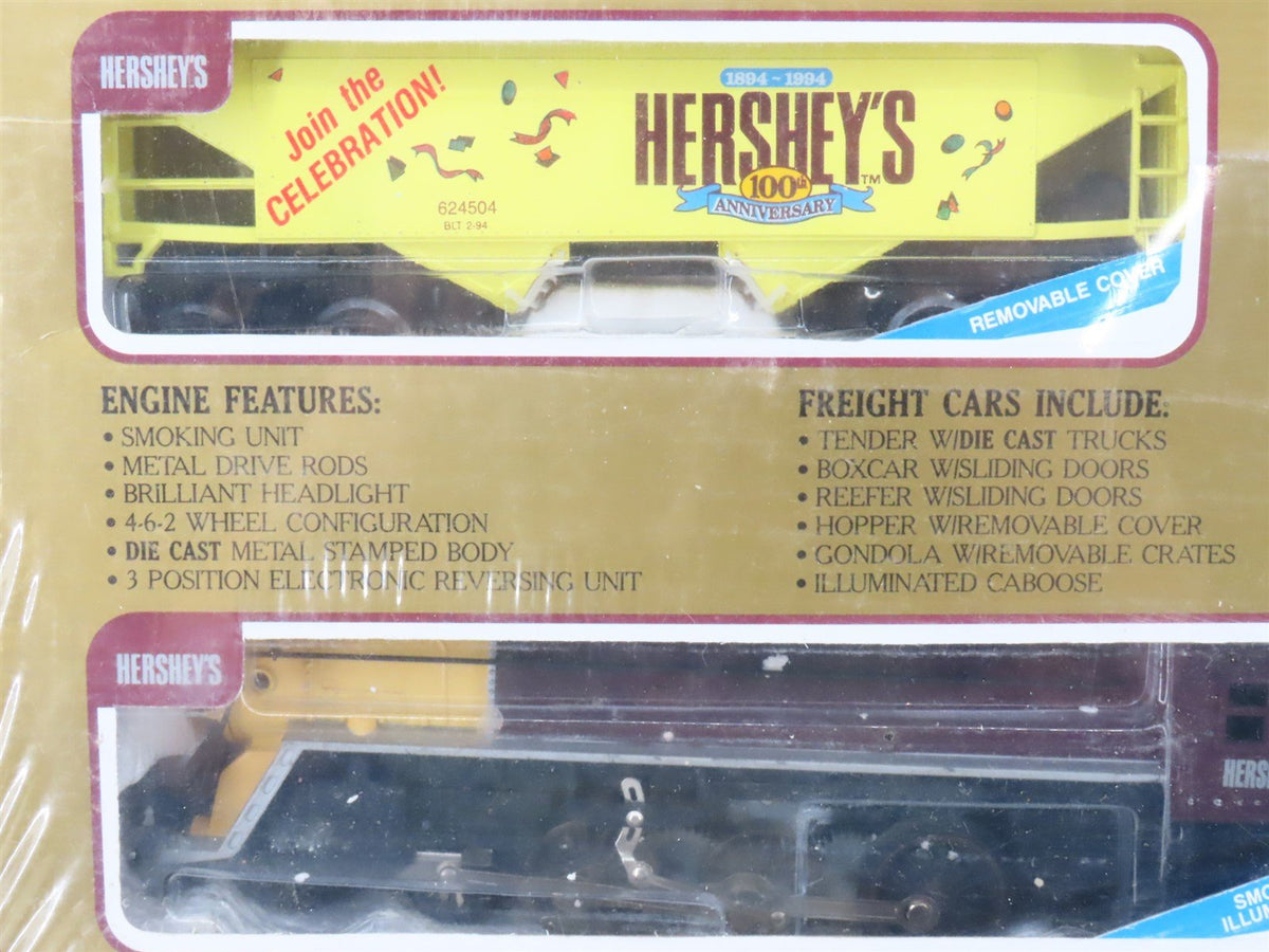 O27 Gauge 3-Rail K-Line K-1401 Hershey&#39;s 100th Anniversary Steam Set SEALED