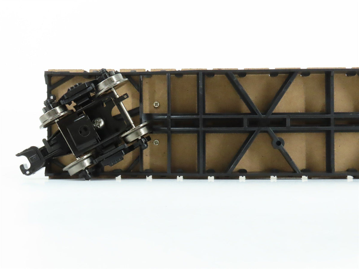 O Gauge 3-Rail Menards Gold Line 275-9122 FEC Flat Car #4928 w/ Saturn V Rocket