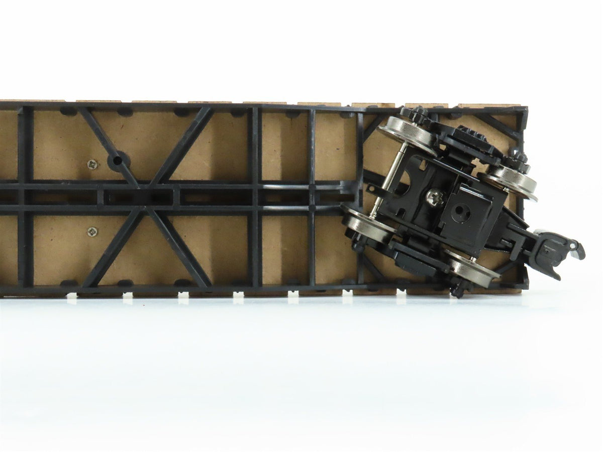 O Gauge 3-Rail Menards Gold Line 275-9122 FEC Flat Car #4928 w/ Saturn V Rocket