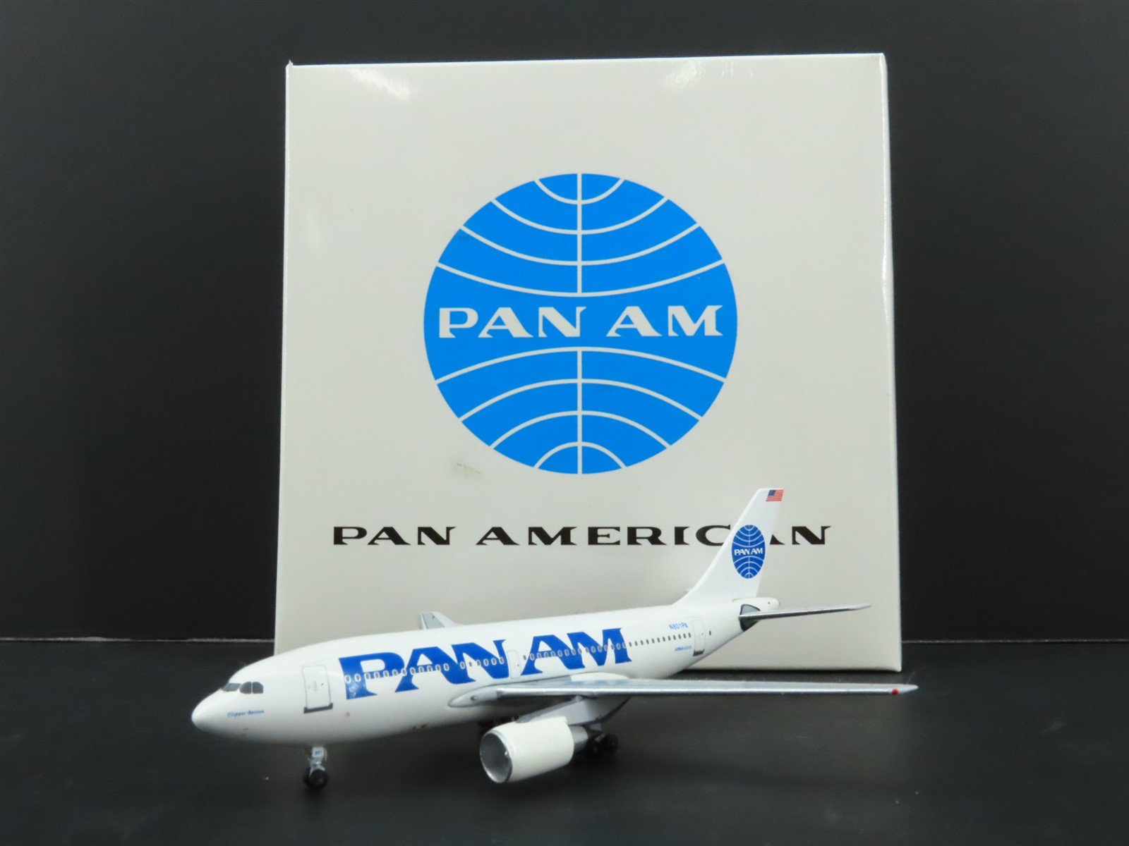 1:400 Pan American Model Co Die-Cast Pan Am Jet Clipper A310-200 Airliner