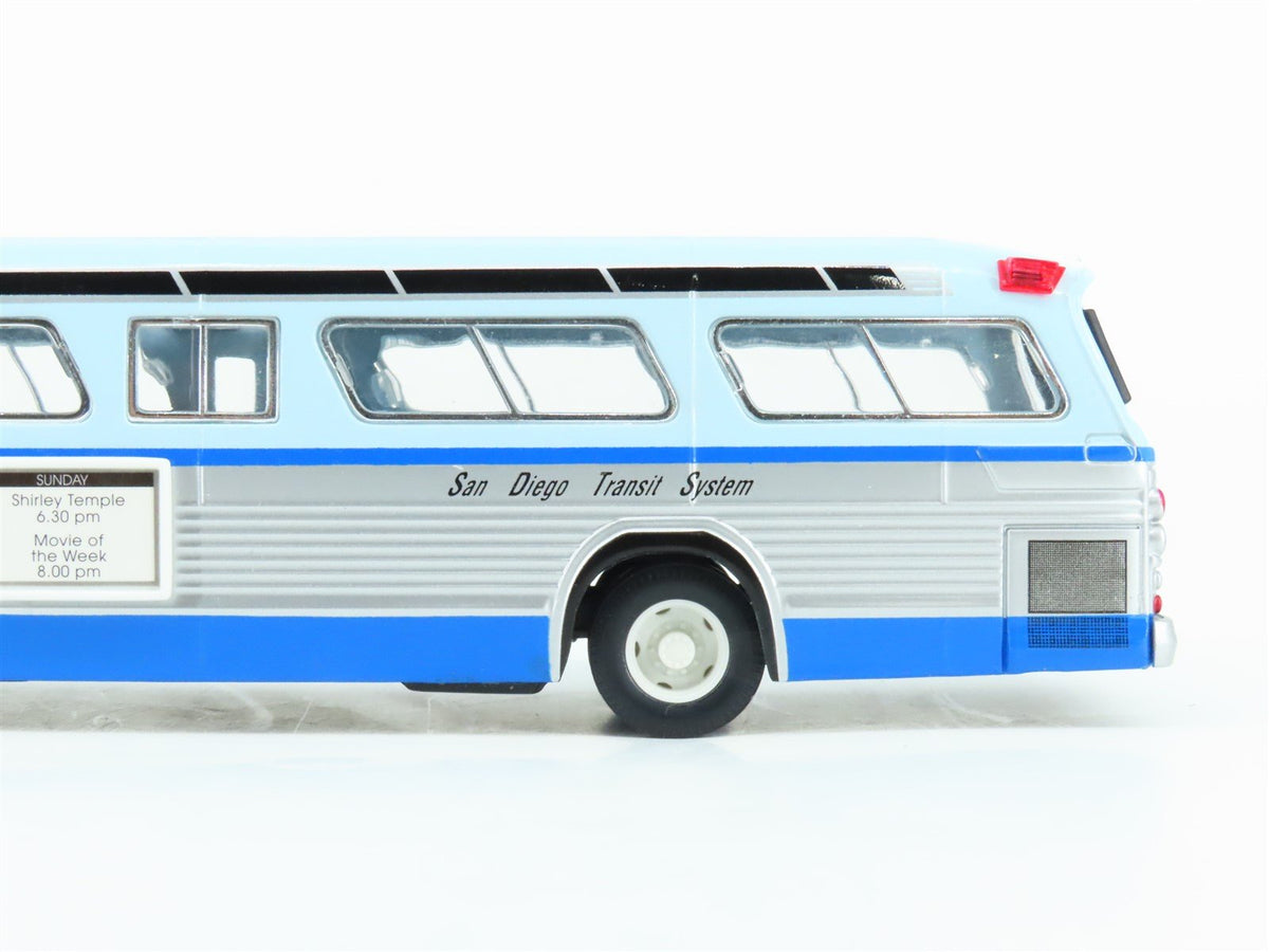 1:50 Scale Corgi 54501 Die-Cast GM 5301 San Diego Transit Fishbowl Bus