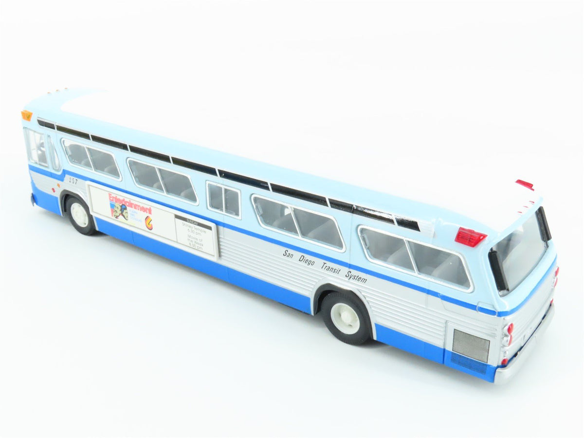 1:50 Scale Corgi 54501 Die-Cast GM 5301 San Diego Transit Fishbowl Bus