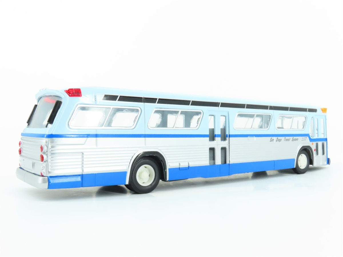 1:50 Scale Corgi 54501 Die-Cast GM 5301 San Diego Transit Fishbowl Bus