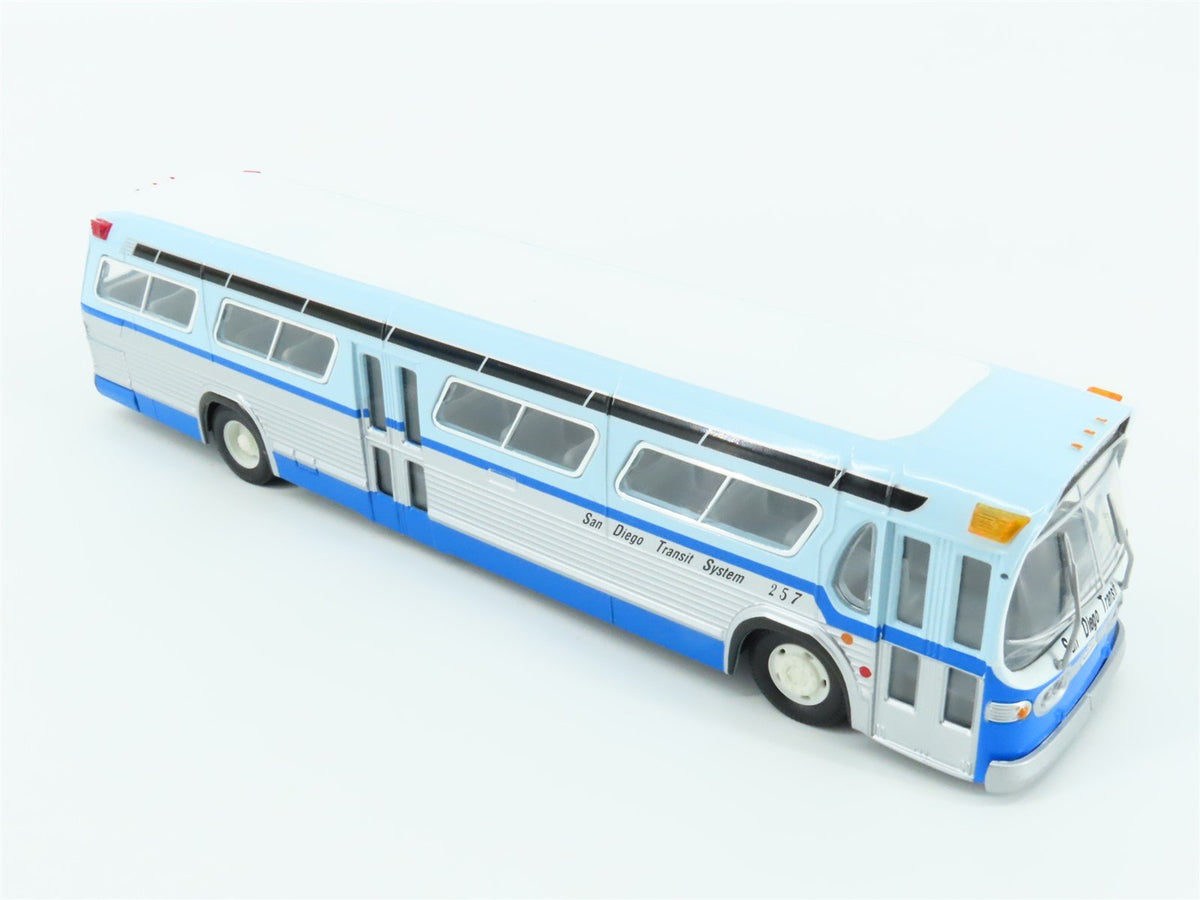 1:50 Scale Corgi 54501 Die-Cast GM 5301 San Diego Transit Fishbowl Bus