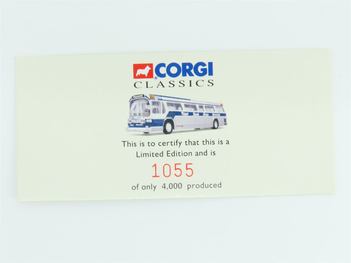 1:50 Scale Corgi 54301 Die-Cast GM 5301 New York Service Fishbowl Bus