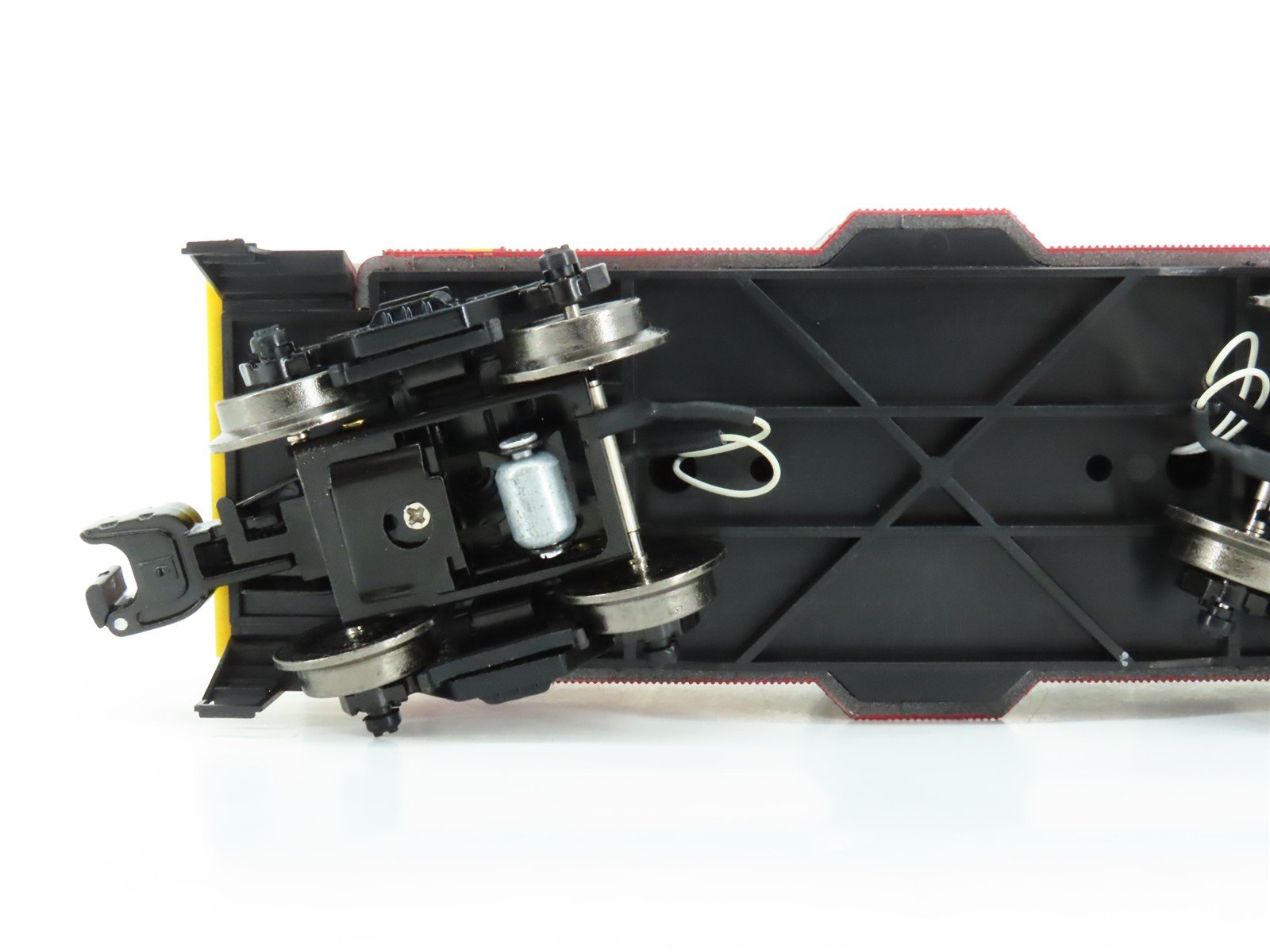 O Gauge 3-Rail Menards Gold Line 275-9111 ATSF Santa Fe Caboose #4120 w/ Lights