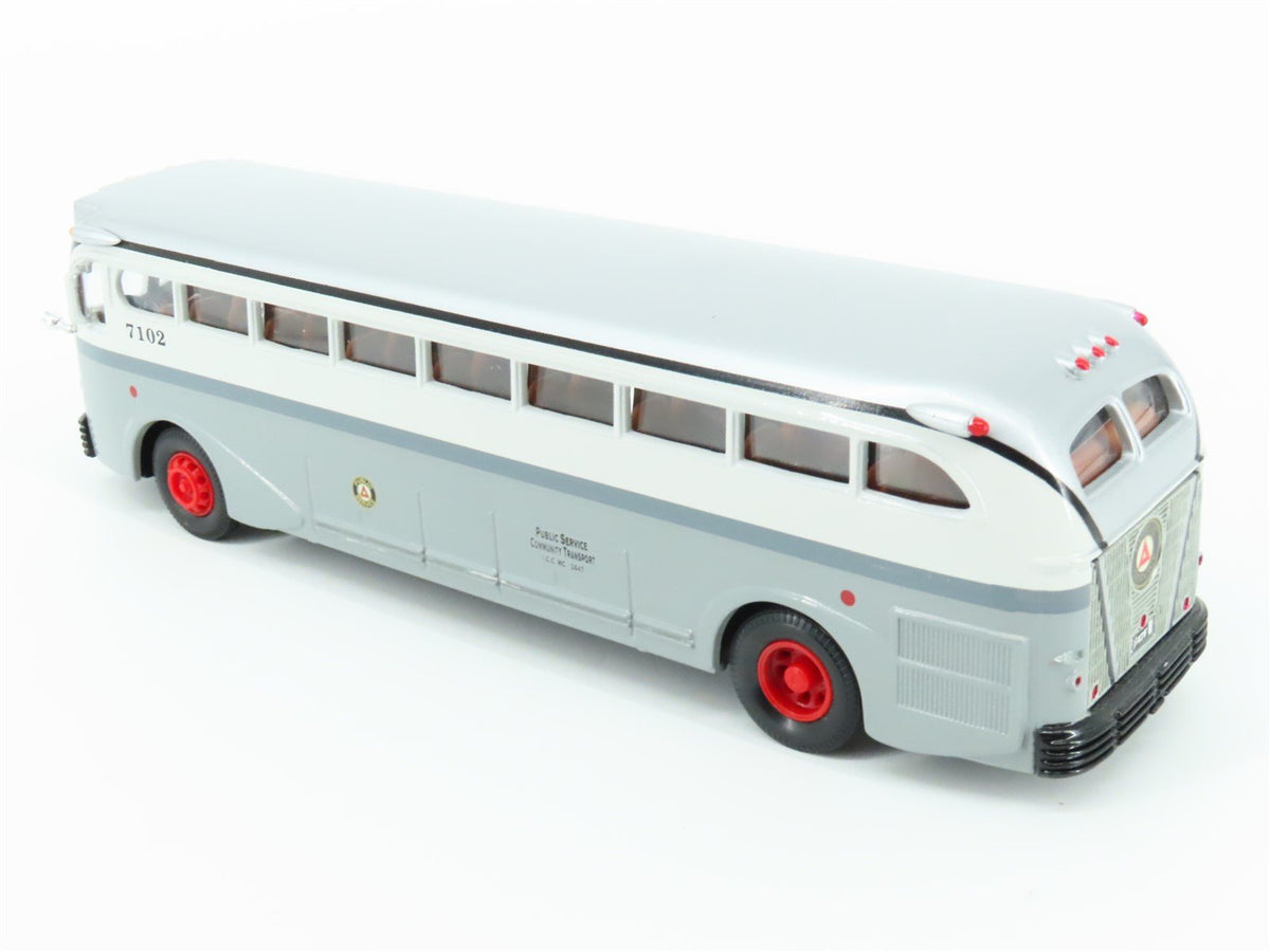1:50 Scale Corgi 98467 Die-Cast Yellow Coach 743 Public Service New Jersey Bus