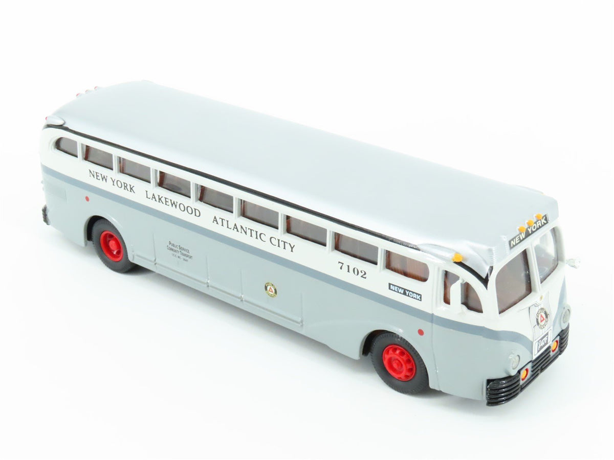 1:50 Scale Corgi 98467 Die-Cast Yellow Coach 743 Public Service New Jersey Bus