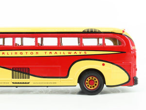1:50 Scale Corgi 98464 Die-Cast Yellow Coach 743 Burlington Trailways Bus