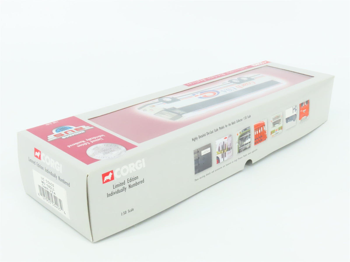 1:50 Scale Corgi US53403 Die-Cast MCI-102 DL3 Coach USA Bus